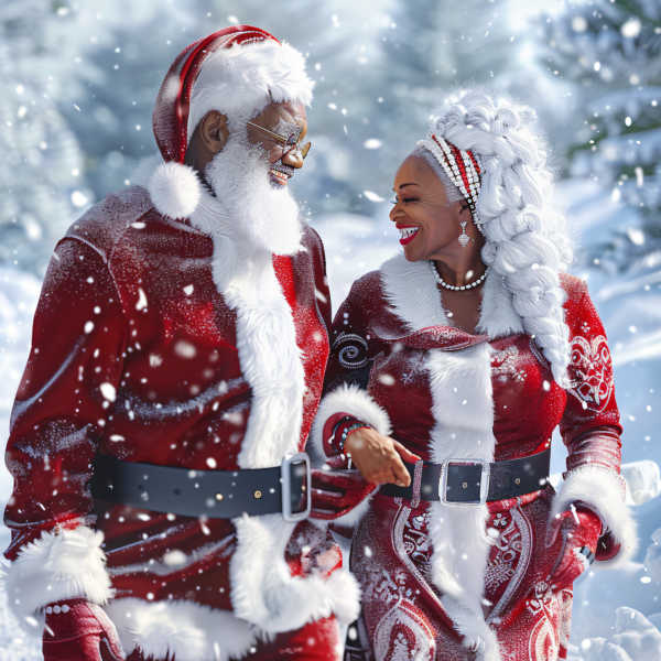 Mr. & Mrs. Clause Stock Images